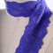 2 Yards Purple Wide Stretch Lace 2.5" Floral Elastic Trim for Lingerie, Overlays & Accents